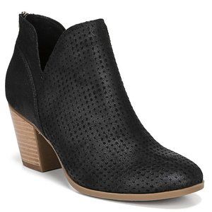 Fergalicious Black Bootie Block Heel